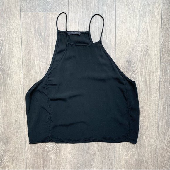 Brandy Melville Black Crop Tank Top One Size - Picture 2 of 10